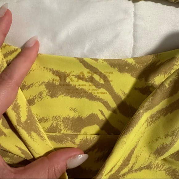 Skatie Yellow Zebra Print Bikini | Top and Bottom | Size M - Picture 3 of 4